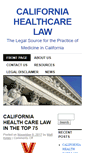 Mobile Screenshot of californiahealthcarelaw.com